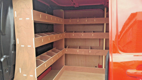 Van racking shelving - shelving, ford