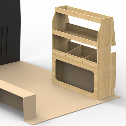 Transit custom van - van, racking